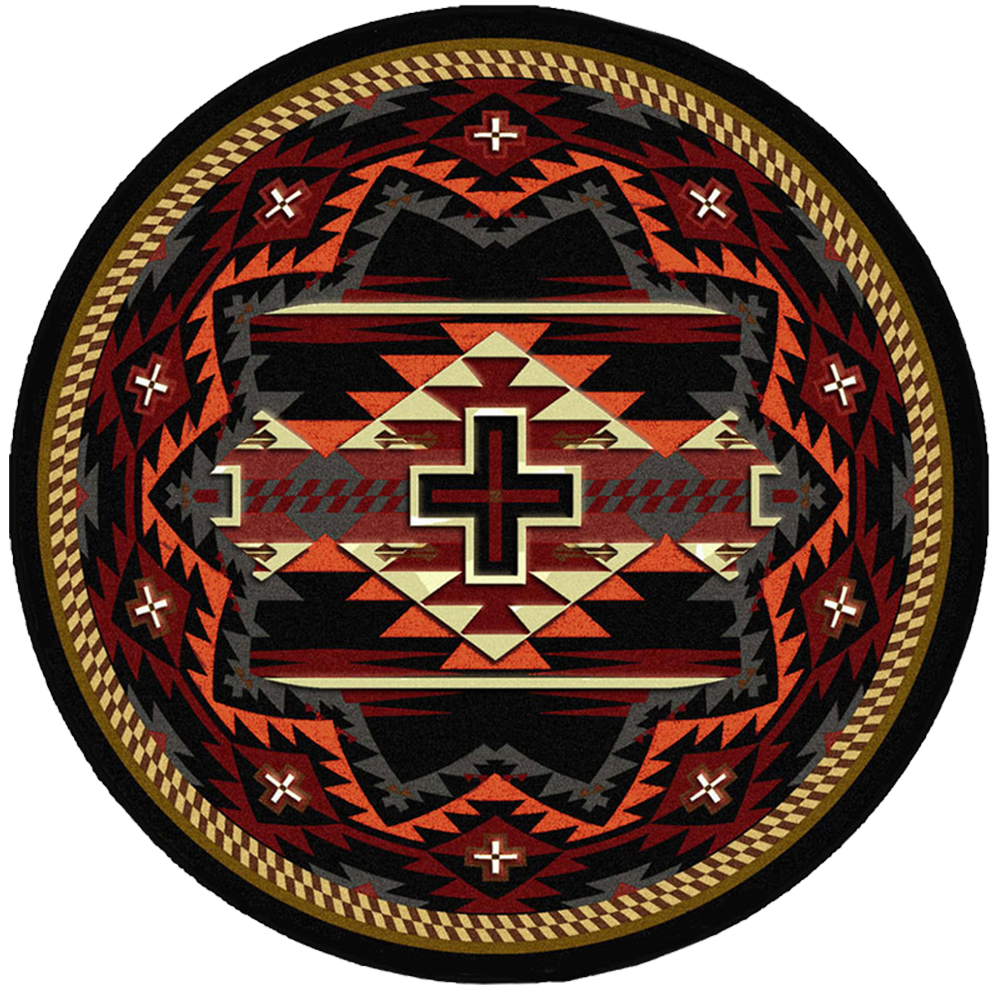 Rustic Cross - Black