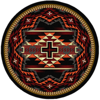 Rustic Cross - Black