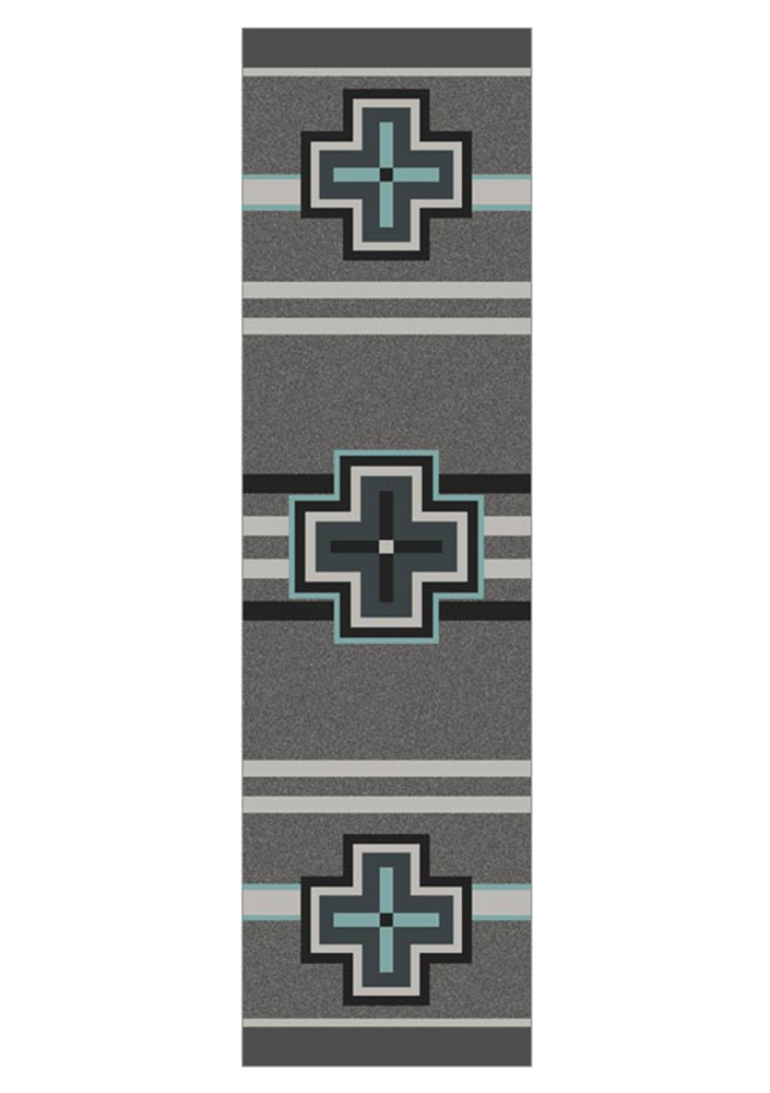 Bounty - Turquoise Southwestern Rug