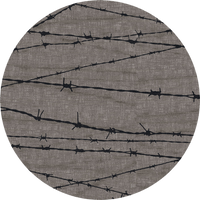 Barbed Wire Western Rug
