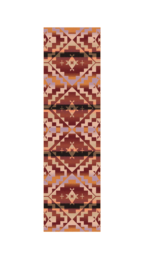 Life Path - Fire Aztec Rug