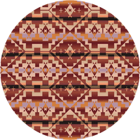 Life Path - Fire Aztec Rug