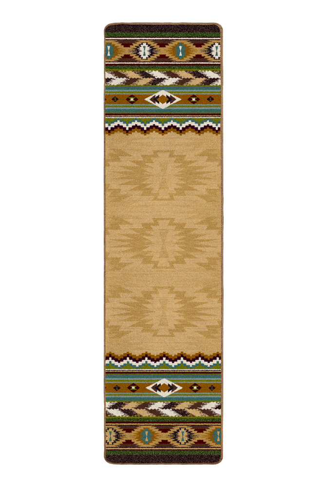 Cinnabar - Tan Southwestern Rug