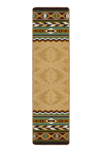 Cinnabar - Tan Southwestern Rug