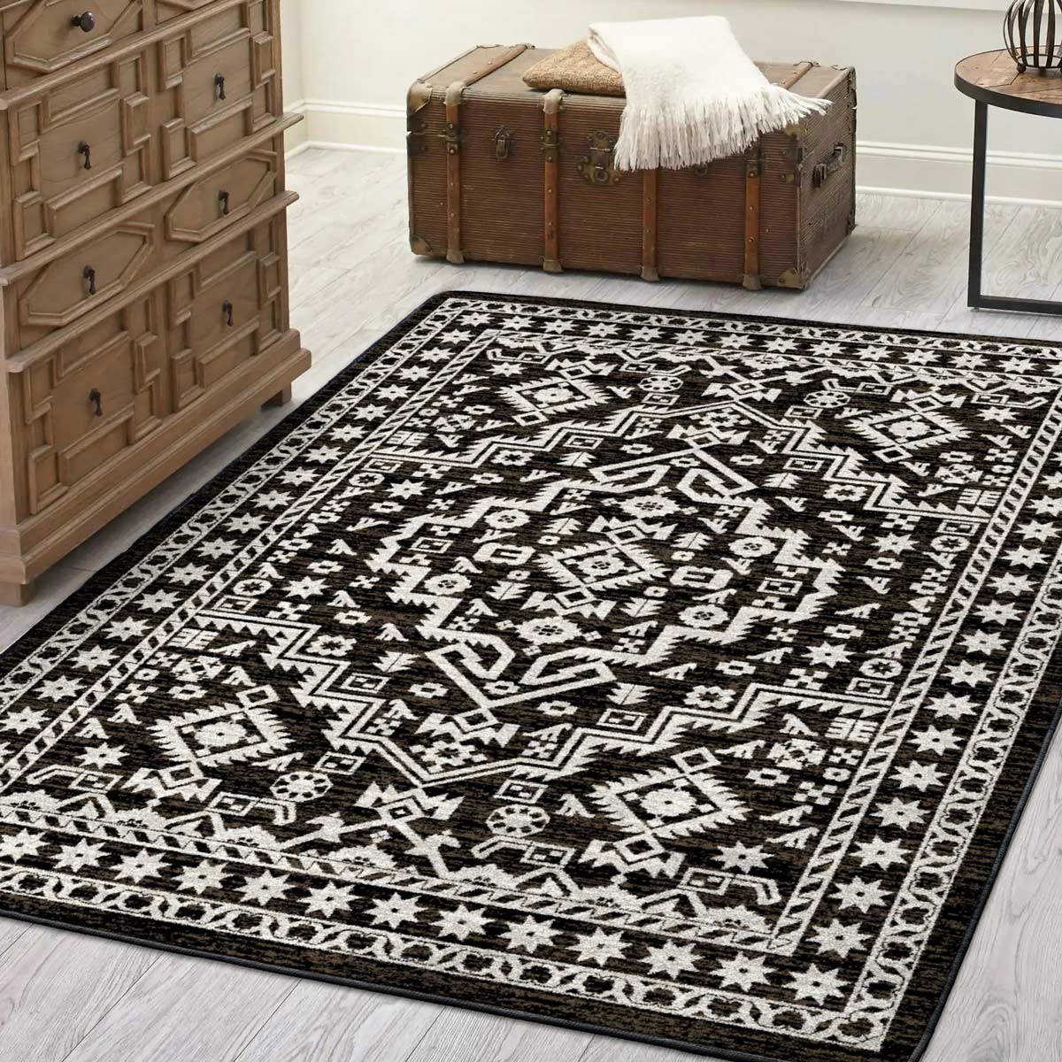 Cordova - Chocolate Rustic Americana Rug