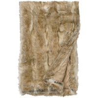 Canadian Stone Fox Fur - Throw 54"x72"