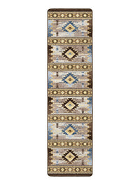 Barred - Blue Southwestern Rug