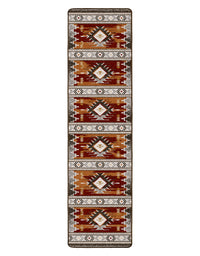 Barred - Rust  Southwestern Rug