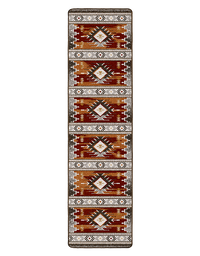 Barred - Rust  Southwestern Rug