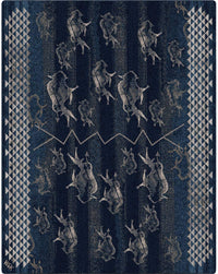 Buffalo Rising - Midnight Rug