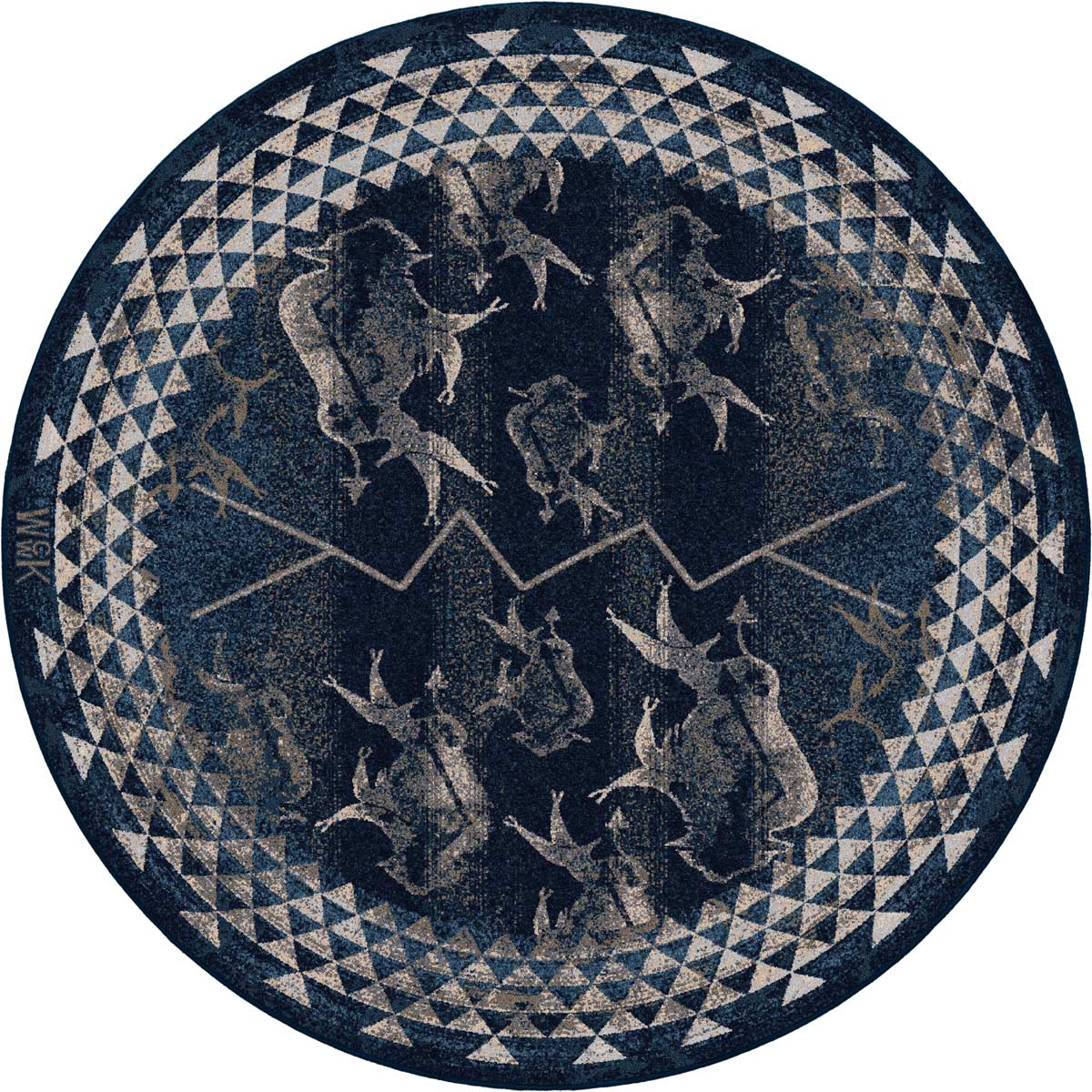 Buffalo Rising - Midnight Rug