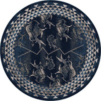 Buffalo Rising - Midnight Rug