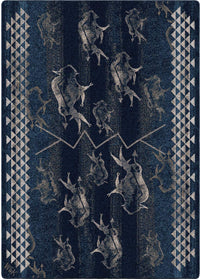 Buffalo Rising - Midnight Rug