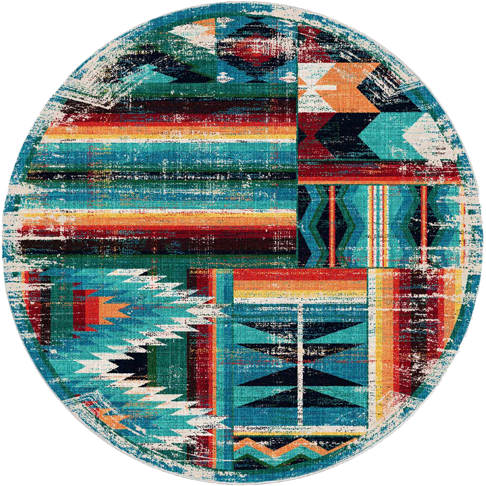 Caverns Turquoise Patchwork