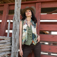 Indigo Morning Roadrunner Wild Rag