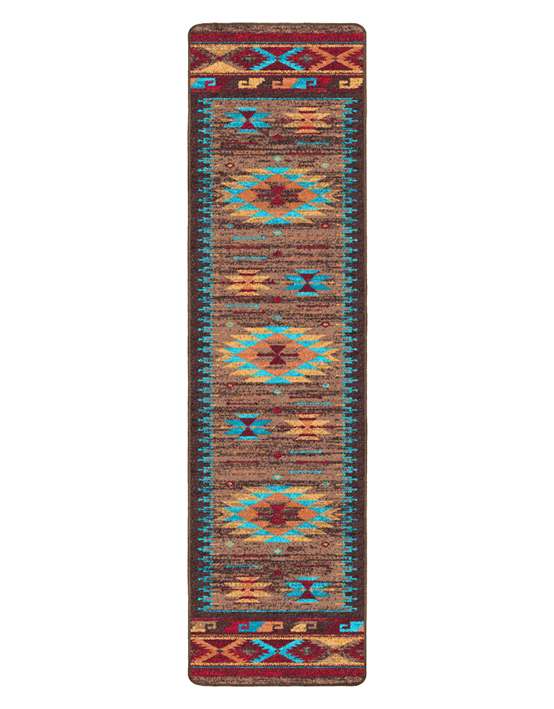Espuela - Turquoise Southwestern Rug