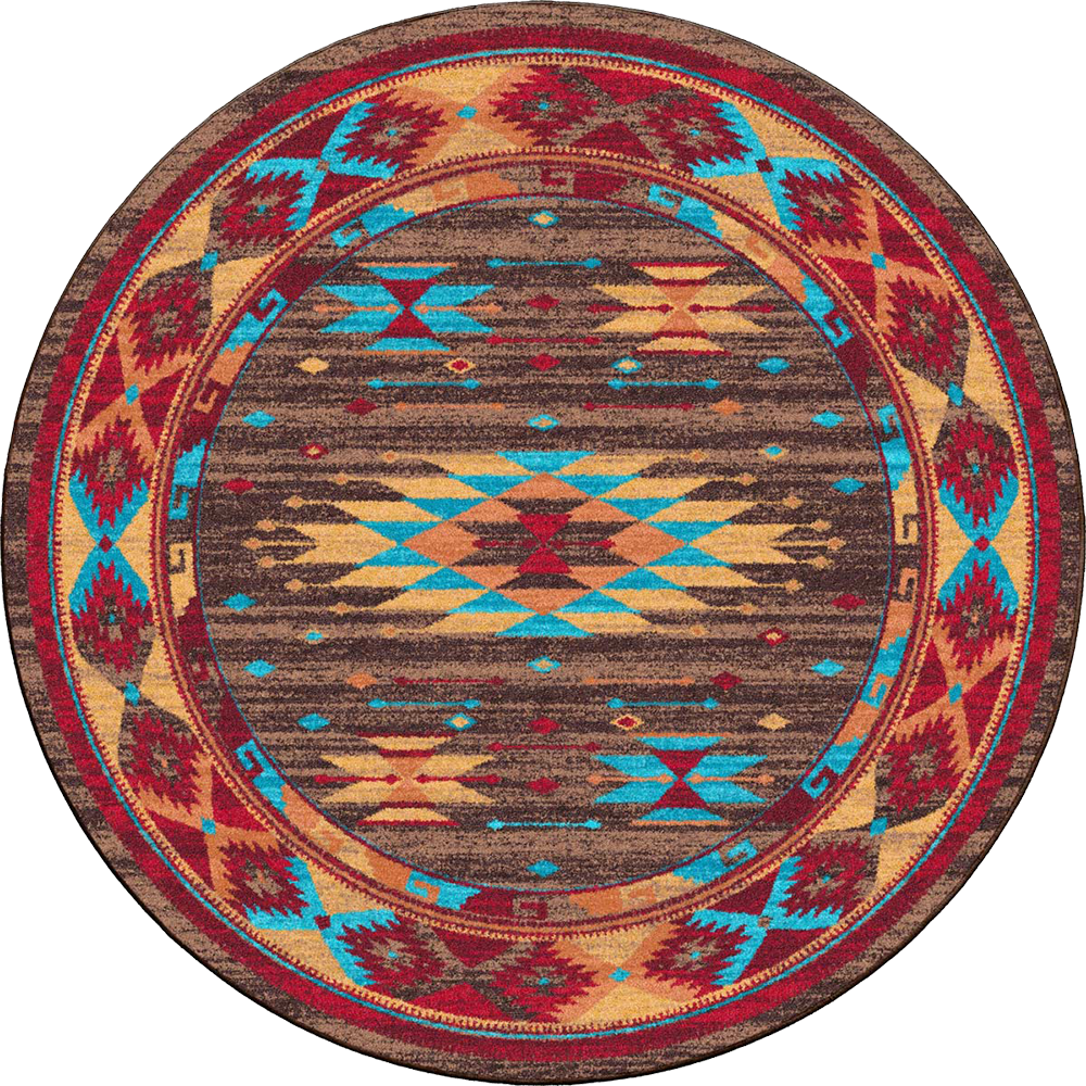 Espuela - Turquoise Southwestern Rug
