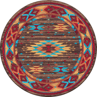 Espuela - Turquoise Southwestern Rug