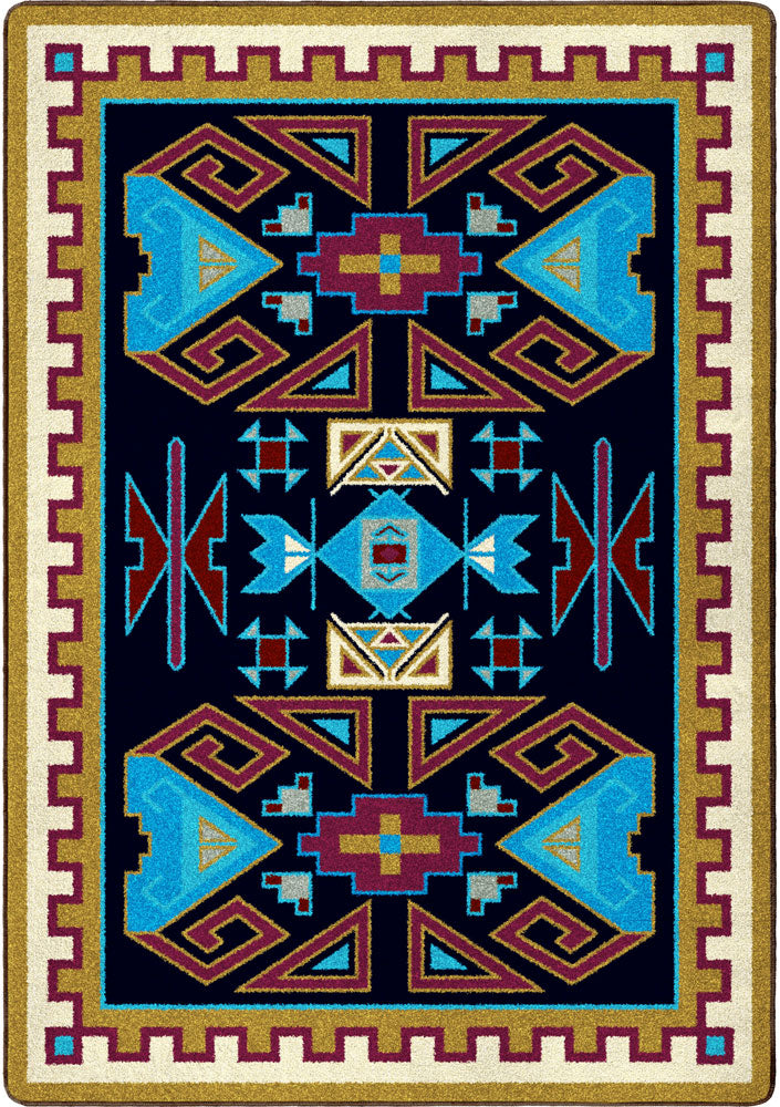 Four Rams - Copper Southwestern Rug