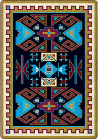 Four Rams - Copper Southwestern Rug