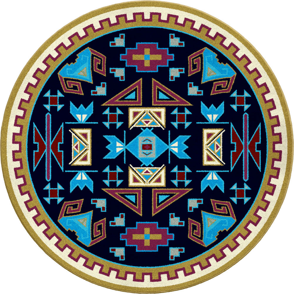 Four Rams - Copper Southwestern Rug