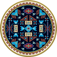 Four Rams - Copper Southwestern Rug