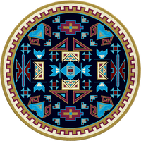 Four Rams - Copper Southwestern Rug