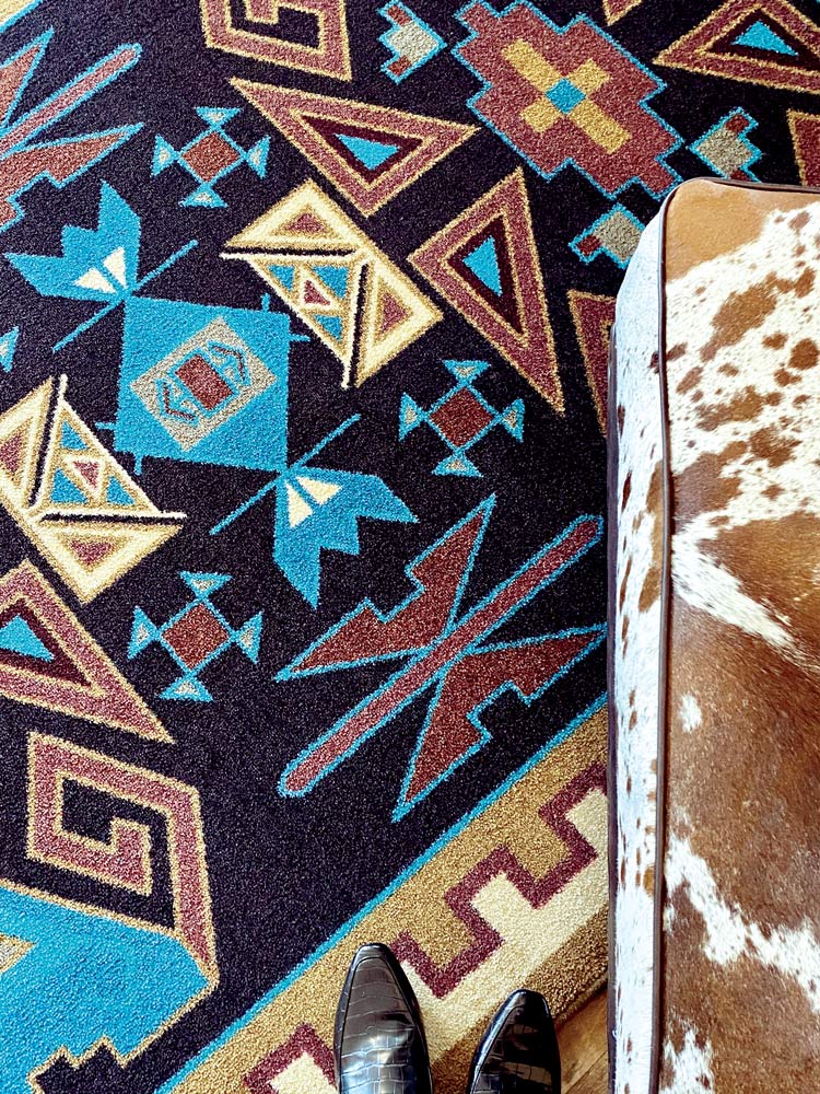 Four Rams - Copper Southwestern Rug