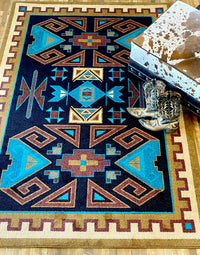 Four Rams - Copper Southwestern Rug