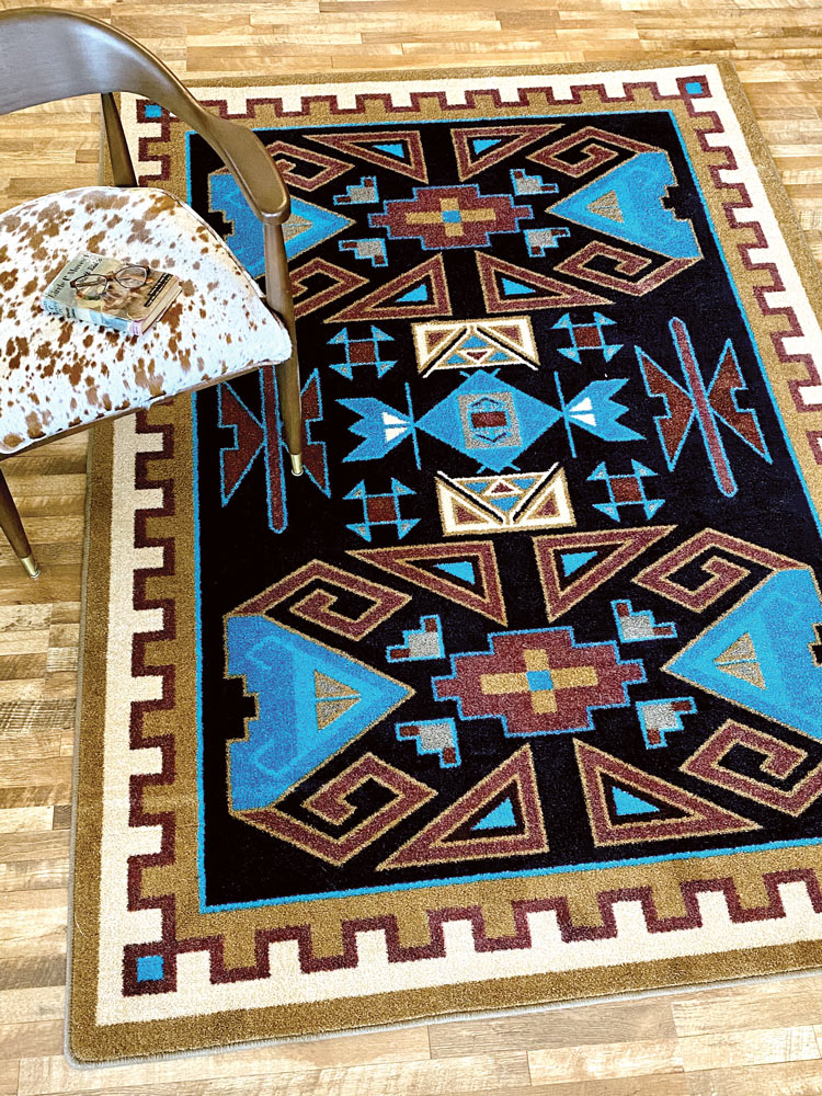 Four Rams - Copper Southwestern Rug