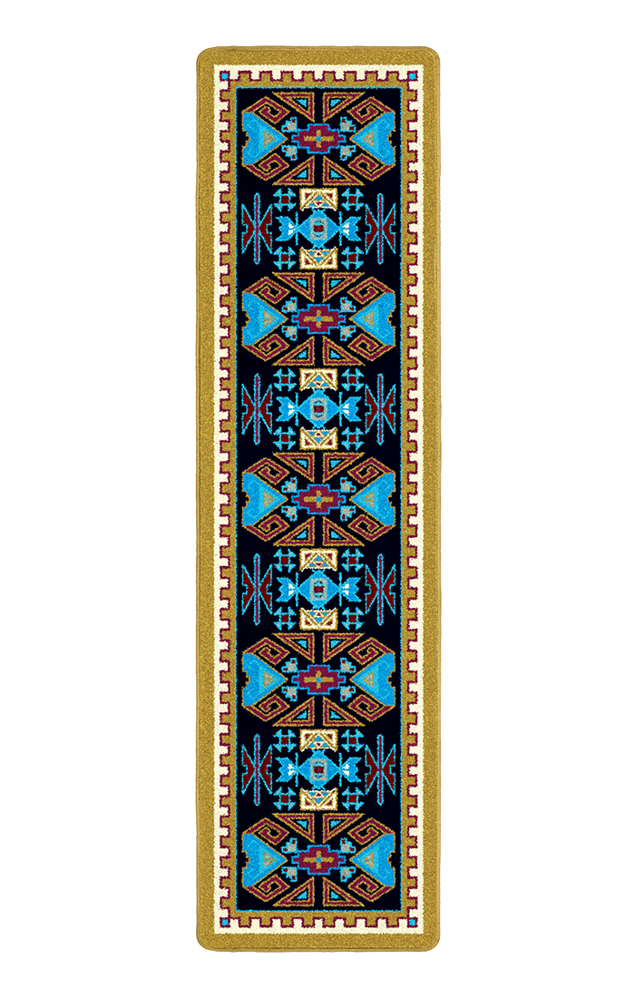 Four Rams - Copper Southwestern Rug