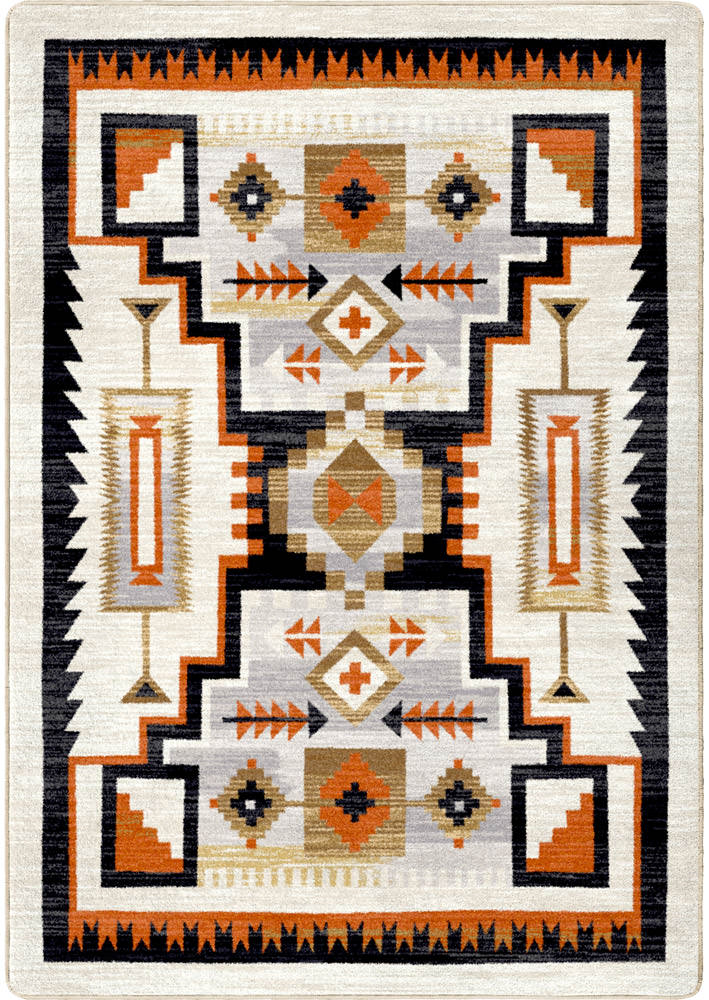 Head Winds - Coral Southwestern Rug