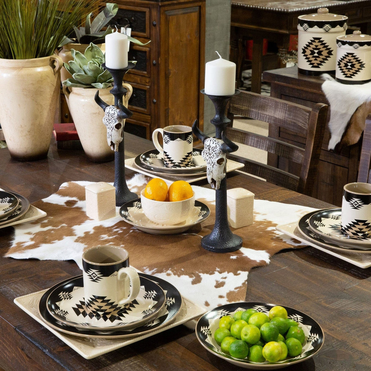 Chalet Aztec Dinnerware Set