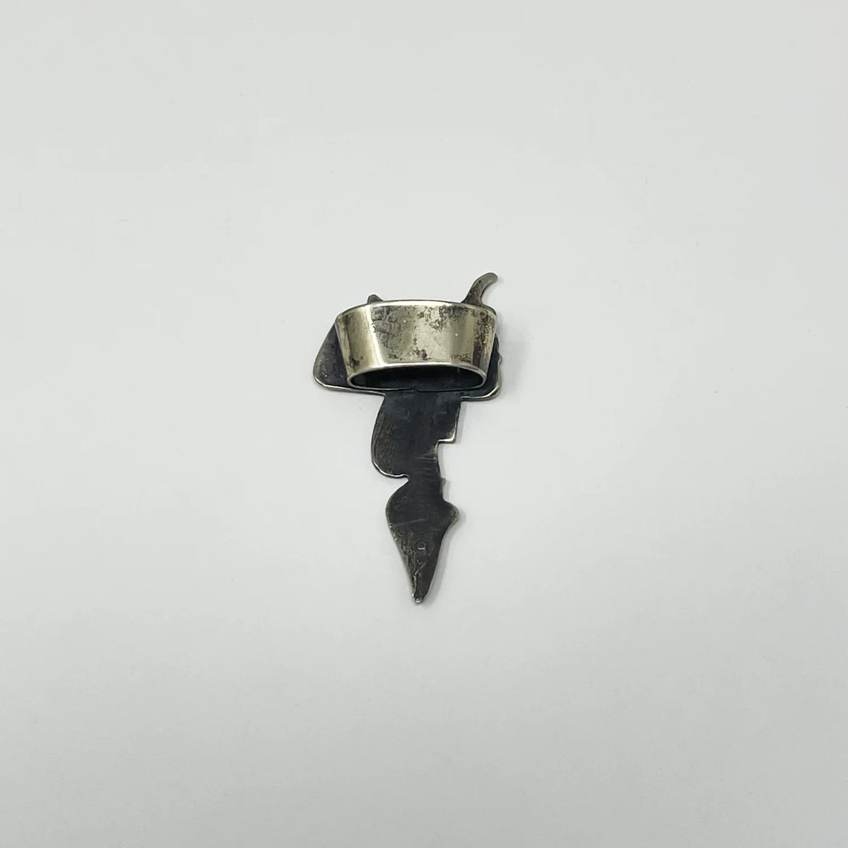 Western Scarf Slide - Silver Saddle