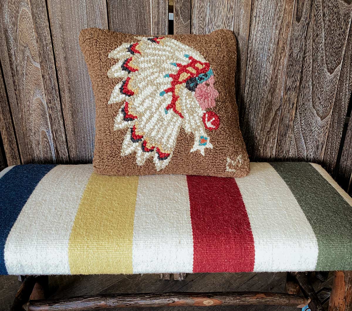 Chieftain Decorative Wool Pillow
