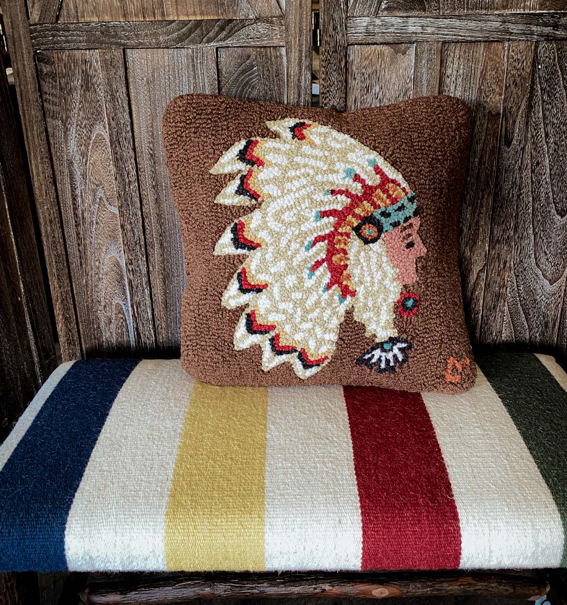 Chieftain Decorative Wool Pillow