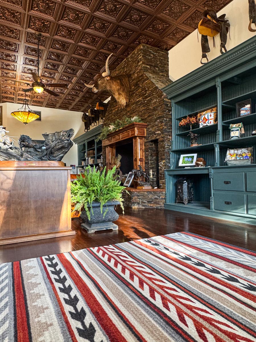 Progression Red - American Dakota Rug - Southwest Style