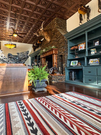 Progression Red - American Dakota Rug - Southwest Style