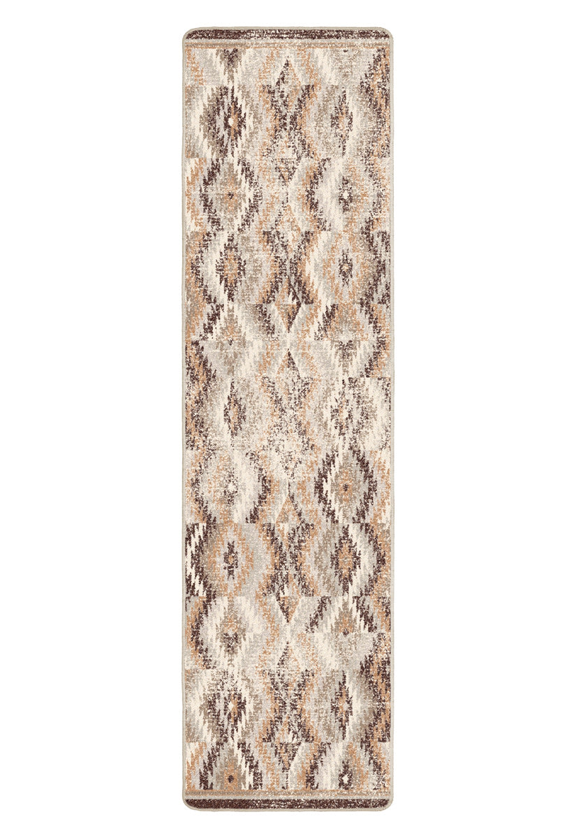 Just Praying - Distressed Natural Southwestern Rug