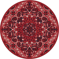 Kerchief - Rodeo Red Western Rug