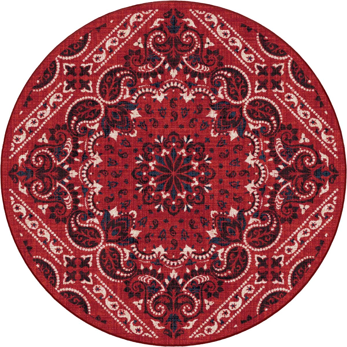 Kerchief - Rodeo Red Western Rug