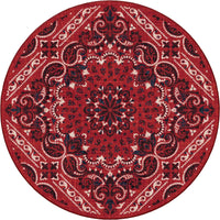 Kerchief - Rodeo Red Western Rug