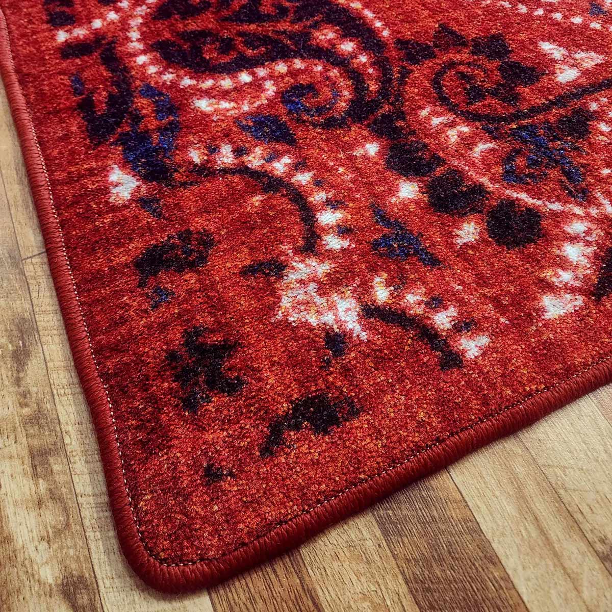 Kerchief - Rodeo Red Western Rug