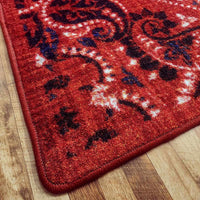 Kerchief - Rodeo Red Western Rug