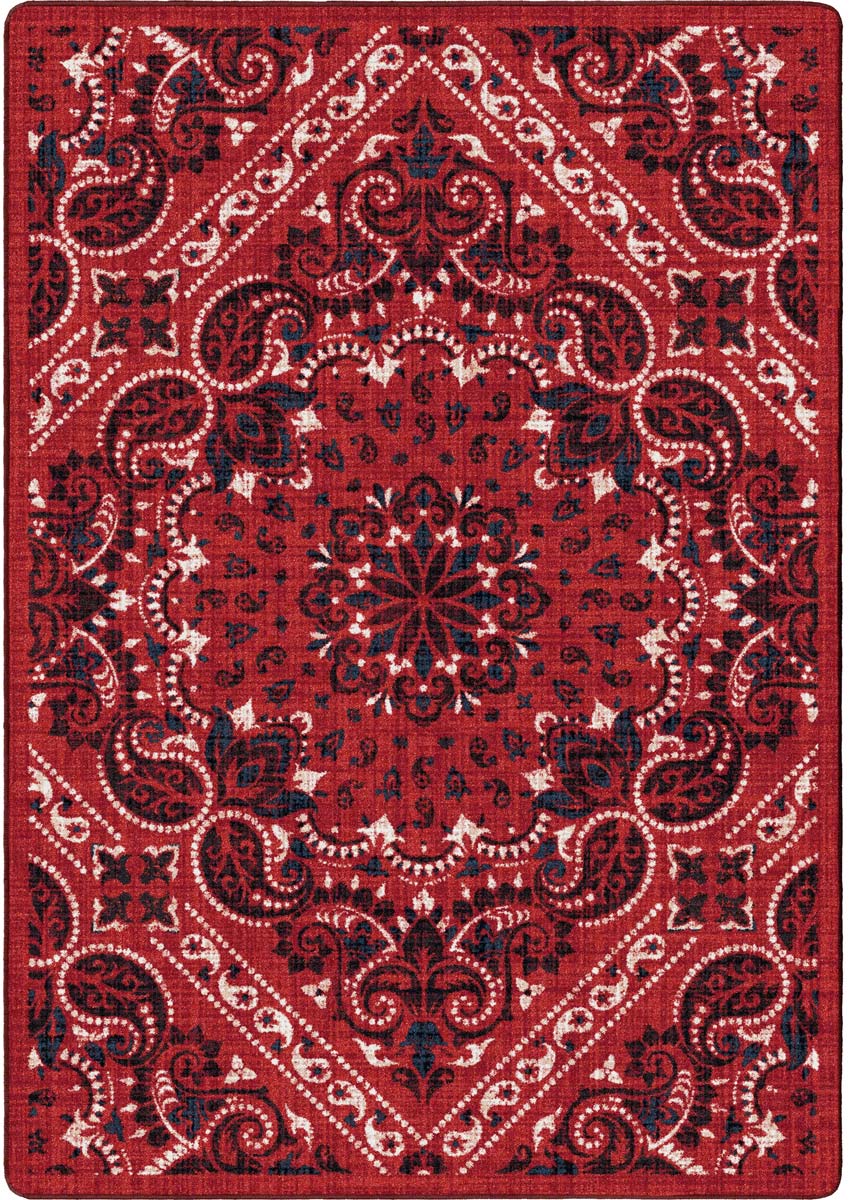 Kerchief - Rodeo Red Western Rug