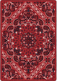 Kerchief - Rodeo Red Western Rug