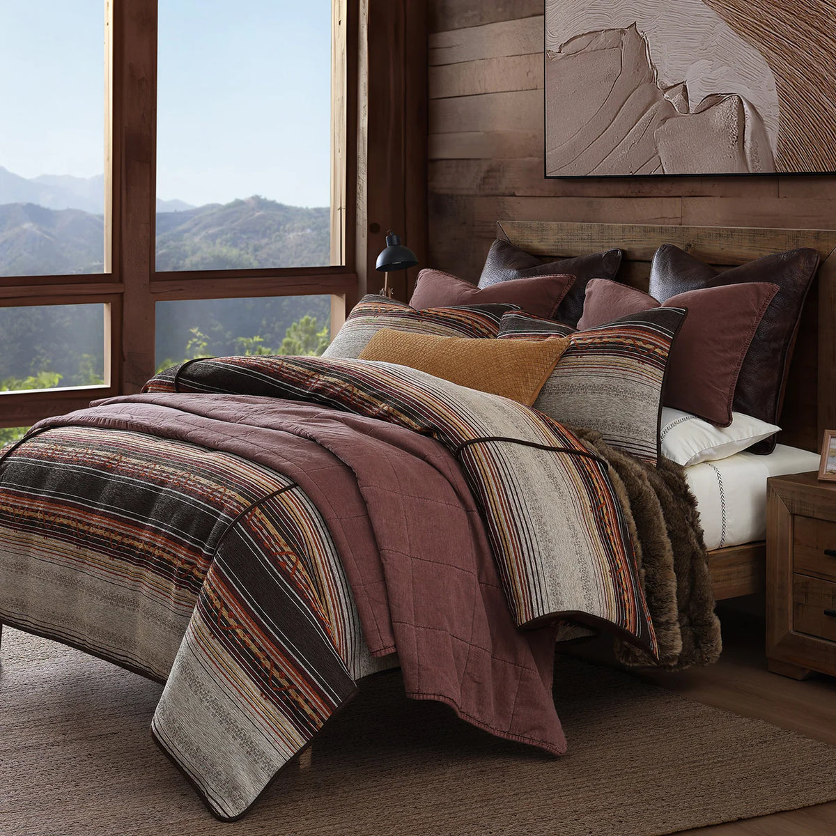 Estes Chenille - Copper Bedding