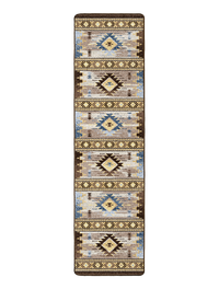 Barred - Blue Southwestern Rug