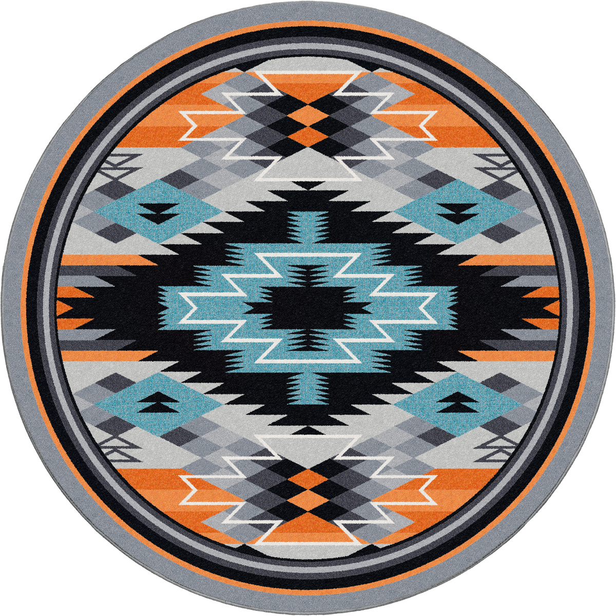 Radio Waves - Fire Rug