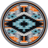 Radio Waves - Fire Rug